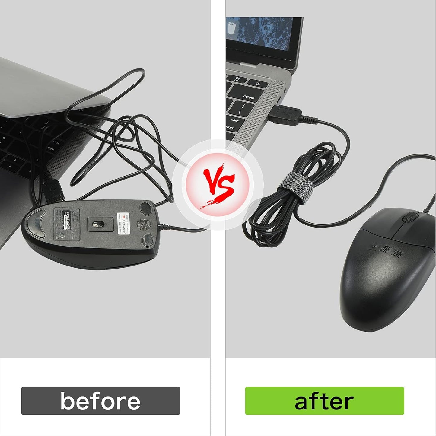 WILLBOND 1 Inch x 90ft Fastening Tape Cable Ties Reusable Fastening Nylon Tape Double Side Hook Roll Hook and Loop Straps Wires Cords Management Wire Organizer Straps (Black)