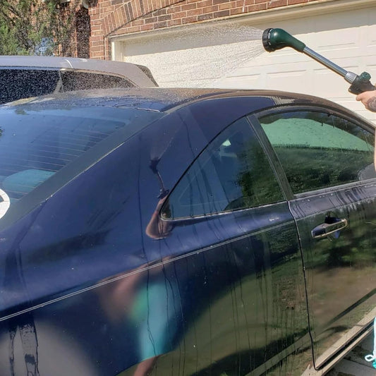 GREEN MOUNT Watering Wand 16-Inch, Heavy Duty Garden Wand with 8 Spray Patterns | Ergonomic & Lightweight for Easy Watering | Ideal for Hanging Baskets, Potted Plants, Window Boxes，Blackish Green