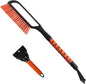 27" Snow Brush & Ice Scraper for Car Windshield, Detachable Snow Scrapers with Foam Grip for Cars, Trucks, SUVs