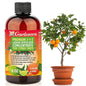 Premium Liquid Citrus Tree Plant Fertilizer - 3-1-2 Concentrate for Indoor Plants and Flowers by Gardenera | Organic Plant Food for Citrus Trees - 8oz
