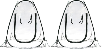 Gardzen 2-Pack 27"x27"x31" Pop up Grow Greenhouse Small Greenhouse, Portable Plant Flowers Mini Green House Cover for Outdoor & Indoor Use