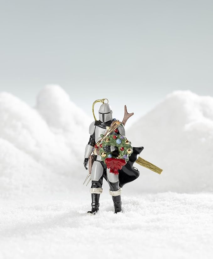 Lenox 897593 Mandalorian Ornament, Christmas, Holiday Decorations