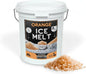 Peach Country Orange Ice Melt Pet Friendlier Eco-Friendly De-Icer, Fast-Acting Granules for Driveways, Walkways & Entryways, 8 lb Pail