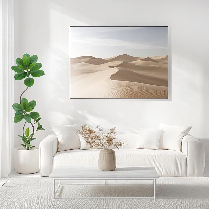 Artificial Rubber Tree Plant, 5.3ft Tall Black with Round Planter, All Season Home Decor (Green,5.3ft)