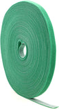 Plant Ties Hook and Loop Garden Tape Roll Gentle Double Sided Garden Stake Strap Reusable Adjustable Nylon Plant Support Ties for Climbing Plants (1/2 Inch x 82 ft, Green)