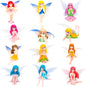 ONEST 12 Pieces Miniature Fairy Garden Accessories Small Fairy Figurines Hand Painted Fairies Figures Girl Fly Wing Figurines for Car Decor Fairies Garden Flower Pot Birthday Cake Topper