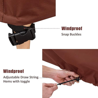 COSFLY Outdoor Furniture Cover for Patio Chairs Waterproof Clearance, Outside Furniture Lounge Deep Seat Cover, Fits up to 36W x 37D x36H inches(2 Pack)