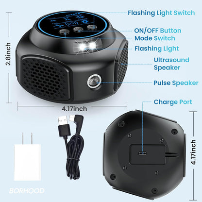 Ultrasonic Pest Repellent Plug in, Indoor Pest Rodent Control for Mouse Mice Rat Squirrel Bat Roach Spider Ant Bug, Electronic Repelling Device Mouse Traps for House Kitchen Garage Basement