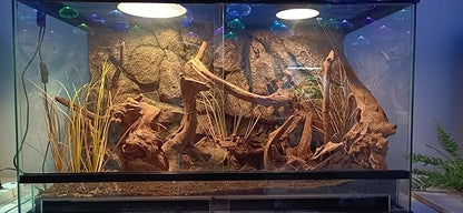 Fake Desert Dry Grass, Reptile Plants for Terrarium, Bearded Dragon Tank Accessories Habitat Decor fit Crested Gecko Leopard Lizard Chameleon Ball Python Snake