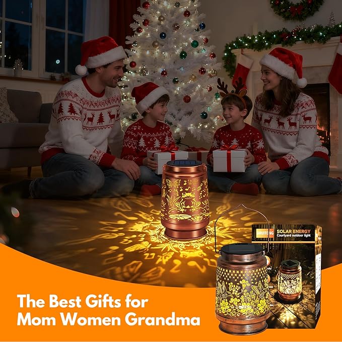 Solar Lantern Outdoor Lamp Waterproof Decorations Garden Decor, Christmas Birthday Gifts for Women, Mom, Grandma Decorative Garden, Yard, Patio, Lawn, Balcony Porch - Frog