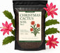 Premium Christmas Cactus Soil – Organic, Nutrient-Rich, Optimal-Draining Potting Mix for Schlumbergera – Promotes Healthy Roots, Balanced Moisture & Vibrant Blooms – Ready to Use (2 QTS)