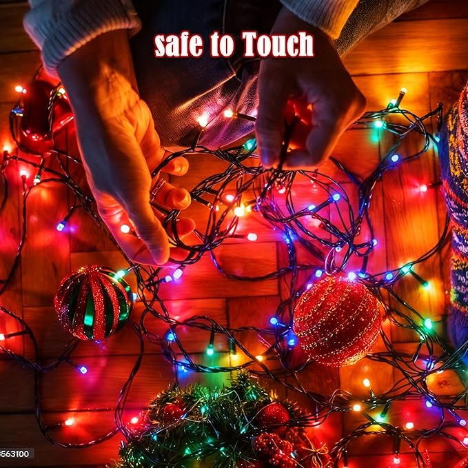 Voice Control 88ft 240LED Smart Christmas String Lights Outdoor/Indoor | String Lights Plug in with Remote, 12Modes, 7Voice Commands & Timers, Christmas Twinkle Light for Xmas Tree Decor (Multicolor)