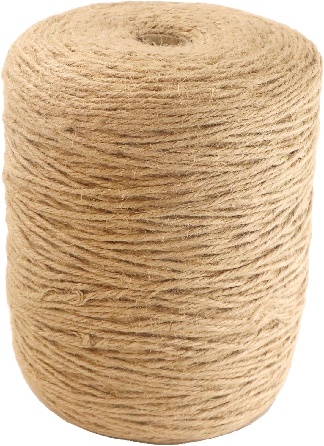 2mm x 2500 Feet Natural Jute Rope, Twine for Gardening Tomato Climbing Plant Tie Floristry Crafts Gift Wrapping Packing Decor