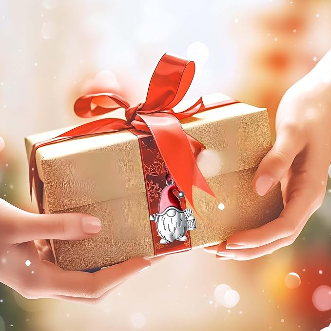 Christmas Ornaments 2025,Gnome Xmas Keepsake Pendant, Christmas Tree Ornament Handcrafted Metal DIY Hanging Craft Collectibles for Xmas Trees Home Party Party Gifts (Gnome)