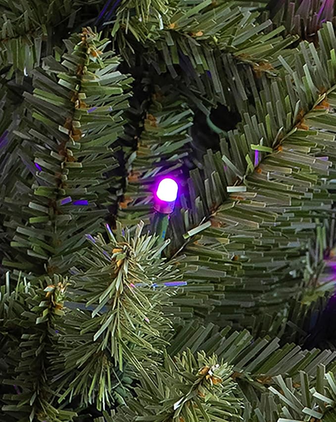 Balsam Hill 7ft Pre-Lit Classic Blue Spruce - Artificial Christmas Tree with Twinkly Lights, Easy Plug Technology, Premium Stand for Indoor Holiday Decorating