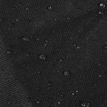 Sunnydaze Round Outdoor Fire Pit Cover - Heavy-Duty 300D Polyester and PVC with Drawstring Closure - Black - 40-Inch