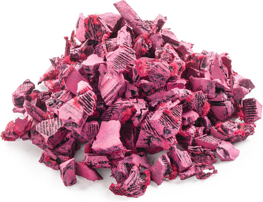 Playsafer Rubber Mulch Nuggets Protective Flooring for Playgrounds, Swing-Sets, Play Areas, and Landscaping (Hot Pink, 77 CU. FT - 2,000 LBS)