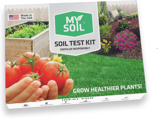 MySoil Soil Test Kit 2 Pack, Unlock Your Lawn & Garden Potential, Complete & Accurate Nutrient and pH Analysis with Recommendations Tailored to Your Soil and Plant Needs