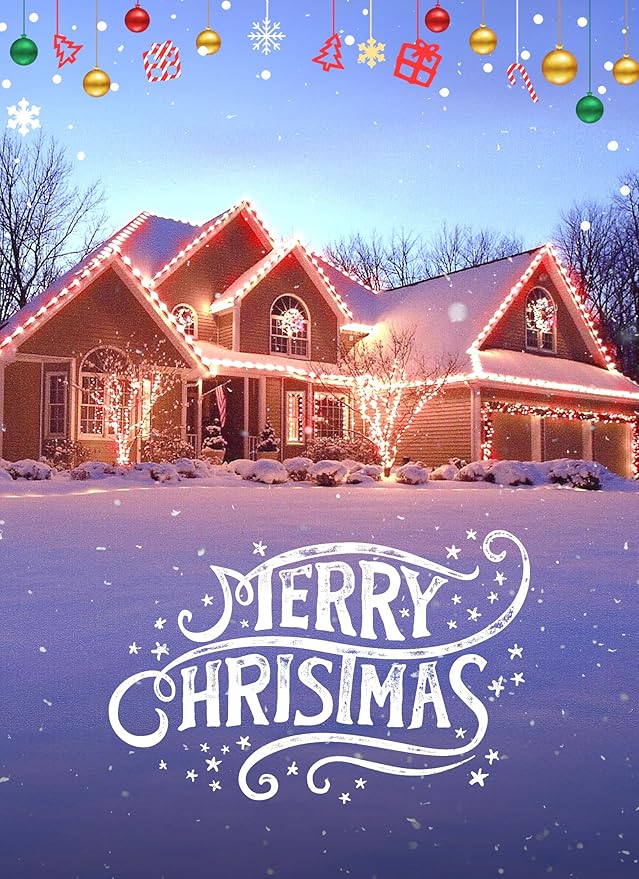 Minetom C9 Christmas String Lights, 200 Ft LED Commercial Outdoor Christmas Lights with 200 Red and Warm White C9 Bulbs, Waterproof Connectable UL Certified for Indoor Roofline Backyard Xmas Decor