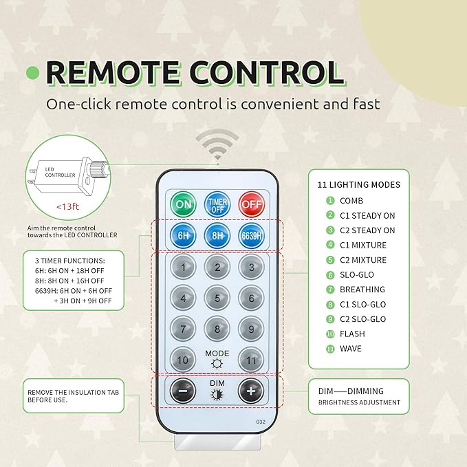 GOOBED 6 FT Pre-Lit Snow Flocked Christmas Tree with Remote, Artificial Hinged Canaan Fir Christmas Tree with 1225 Branch Tips, 260 Lights for Home Office, Holiday Decor, White Flocked