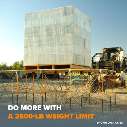 BORA Centipede CT10 36 inch Tall Portable Folding Workbench with Carry Strap, Collapsible Workstand, Construction Table, Support, Sawhorse, 2Ft X 8Ft, 36 inch Work Height, 2,500lb Weight Capacity