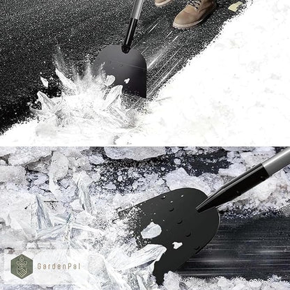 Gardenpal Flat Shovel,Snow Shovel, Ice Scraper, 54 inch Snow Ice Chopper for Walkway,Garden Cleaning Ice Removal Tool for Road