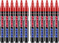 Red Paint Pens Paint Markers - 12 Pack Permanent Quick Dry Waterproof Marker Pens for Rocks Wood Fabric Plastic Canvas Glass Mugs Metal Tire Stone
