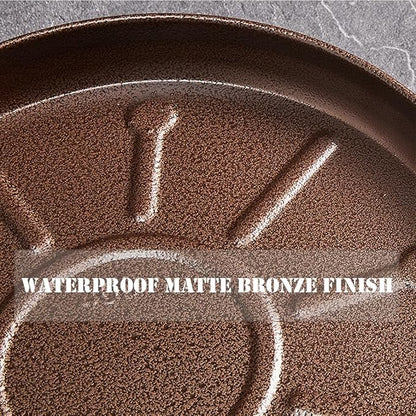 20" Heavy Duty Plant Dolly with Wheels, 380lbs Metal Rolling Plant Stand with Casters, Round Wheeled Planter Caddy Roller Base Carry Potted Tree Flower Pot for Indoor Outdoor Garden, 3 Pack, Bronze