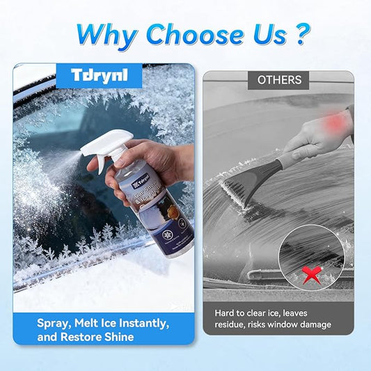 6 in 1 Snow Shovel & Snow Brush with Windshield De-Icer & Ice Scraper for Cars, Trucks, SUVs,40" Extendable & Bendable Thicken Aluminum Tube for Easy Roof Cleaning,180° Pivoting Head & EVA Grip