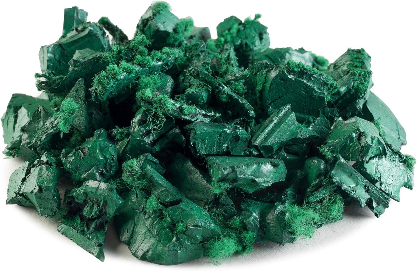 Playsafer Rubber Mulch Nuggets Protective Flooring for Playgrounds, Swing-Sets, Play Areas, and Landscaping (2,000 LBS - 77 CU. FT, Green)