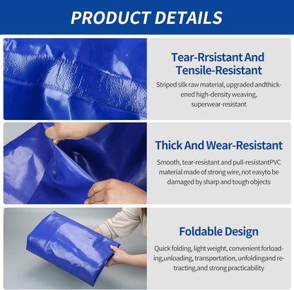 540 L/142 gal Water Bladder Storage Containers, Foldable Portable Water Tank Large Capacity Soft Water Bag, Drought Resistance, Fire Prevention, Emergency Water