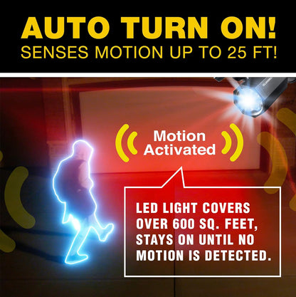 Bell+Howell Bionic Spotlight Motion Solar Spot Lights Outdoor Waterproof, Solar Landscape Lights, Outdoor Solar Yard Lights Weather Resistant, Super Bright LED Lights, for Garden, Lawn As Seen On TV