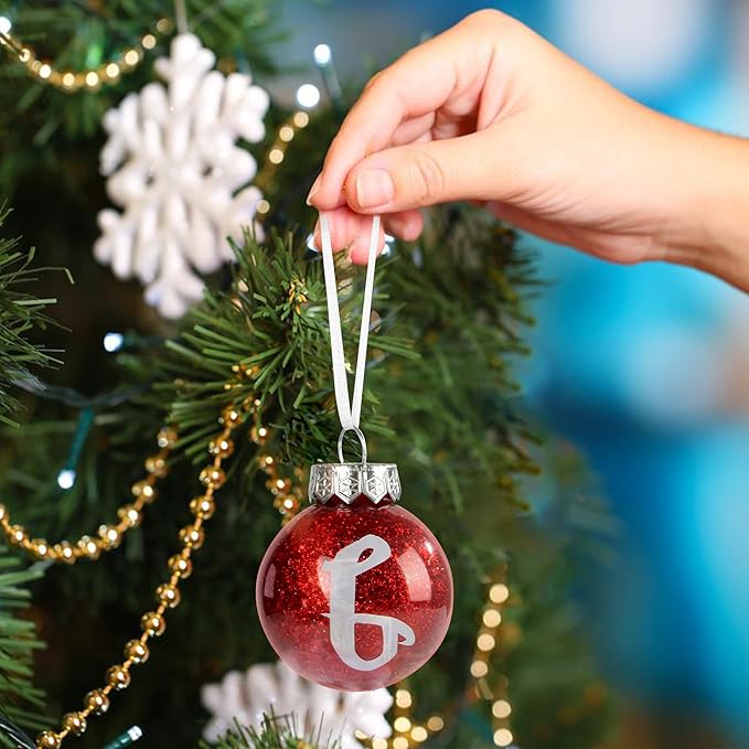 12PCS Christmas Magic Ball Ornaments ， Baubles with Strings Hanging for Holiday Party Tree Decoration Outdoor Intdoor Decor (Magic)