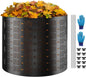 VEVOR Compost Bin 220 Gallon, Outdoor Expandable Composter, Easy to Setup & Large Capacity Composting Bin, Fast Creation of Fertile Soil