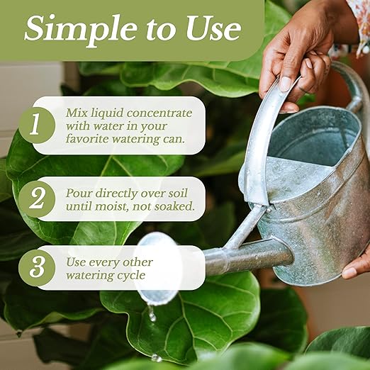 Professional Liquid Peace Lily Plant Fertilizer | 3-1-2 Concentrate for Plants and Flowers | Multi-Purpose Blend & Gardening Supplies | 8 oz Bottle