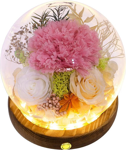 Valley of Rain & Forest Long-Lasting Real Flowers, Unique Floral Gift for You to Send Love for All Occasions, for Indoor Decoration (Pink Carnation, White & Yellow Roses arrangement)