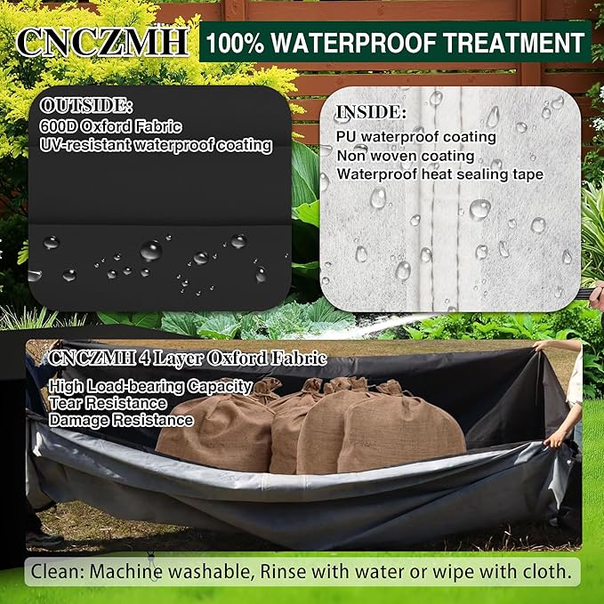 Heavy Duty Patio Sofa Covers Waterproof, Outdoor 3-Seater Couch Cover Waterproof, 600D Outdoor 2-Seater Loveseat Furniture Covers with Air Vent Handle 85''W x 37''D x 24''H/ 35''H Black