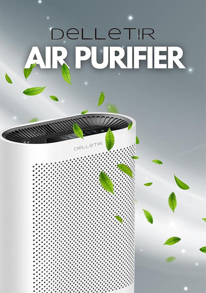 Office Air Purifier with 3-in-1 HEPA Filter Desktop Air Cleaner for Smoke, Dust, Pet Dander, HEPA Air Purifier for Home and Bedroom (EPI810)