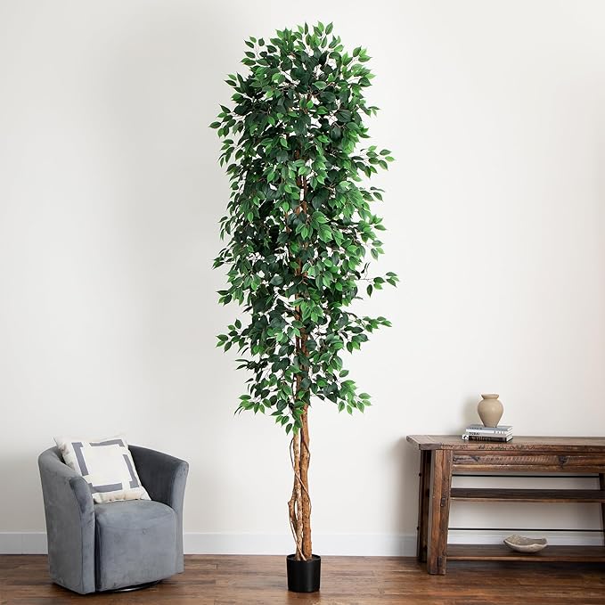 Nearly Natural 10ft. Artificial Ficus Tree