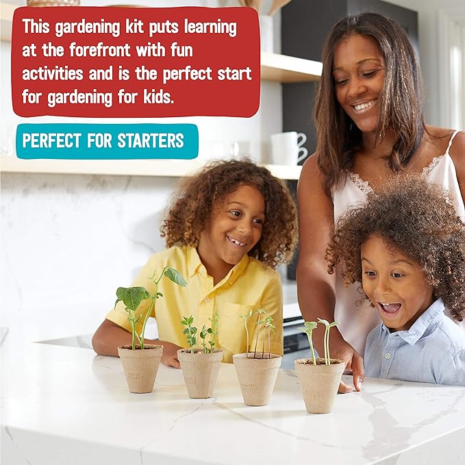 Back to The Roots Kids Science Grow Kit - 2 pk Bean and Watermelon