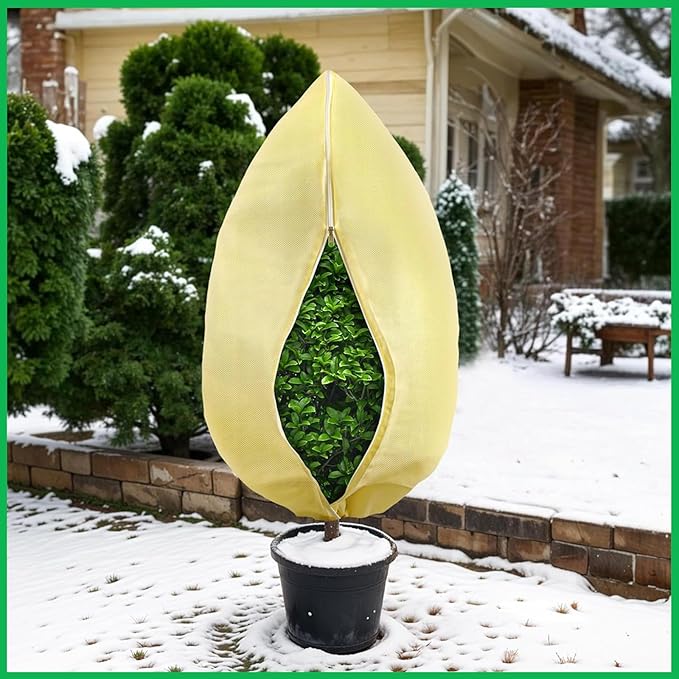 Plant Covers Freeze Protection,47.2 X 70.8 Inchesplant Covers for Winter, 2-Packwinter Garden Plant Protectionreusable.