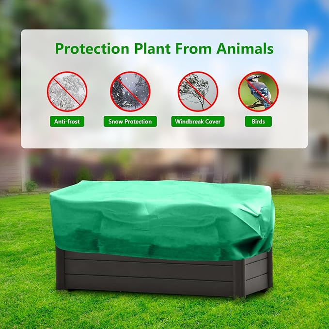 Plant Covers Freeze Protection – 4 Pack 59"x20"x22" Winter Plant Cover Cold Weather Tree Frost Cloth Warm Blankets Shrub Covers for Outdoor Plant