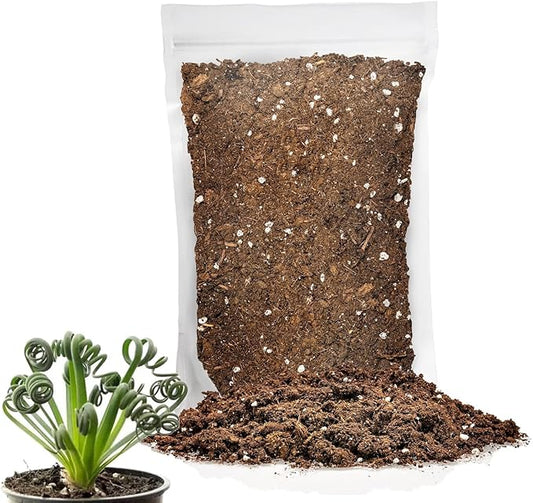 Gardenera Premium Albuca Spiralis Potting Soil Mix - Perfect Balance of Nutrients, Drainage, and Aeration for Thriving Blooms - 20 Quart