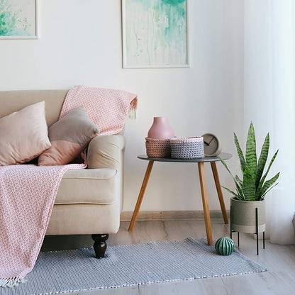 Bird Fiy Artificial Snake Plant 22.5" Faux Agave Fake Sansevieria Artificial Potted Plants for Indoor and Outdoor Home Office Décor