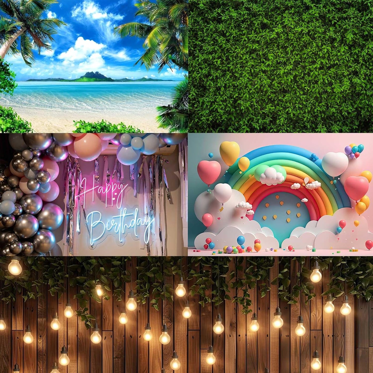 Aquarium Background Enchanting Beauty of Jungle Terrarium Backdrop Nature Jungle Green Leaf Palms Fish Tank Background Reptile Habitat Backdrop Wallpaper Poster Decor Vinyl 30x18in