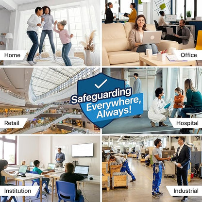 Simply 15x19x1 Air Filter, Merv 8, 4 Pack, For Home AC Furnace & HVAC (Actual Size: 14.75"x18.75"x0.75") DUST, Pet, & Allergy Control