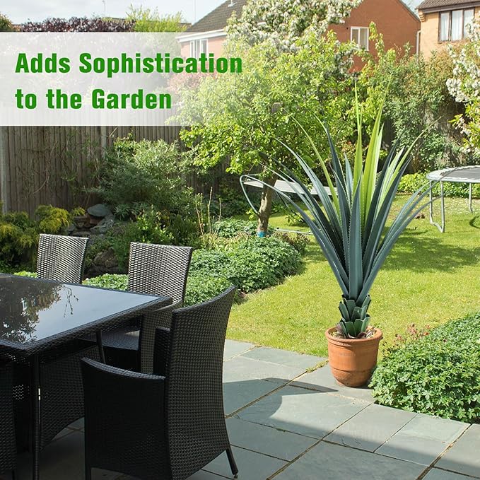 ANTING 3FT Artificial Agave Snake Plant with Pot, Lifelike Fake Plant for Indoor, 36IN, Ideal for Home Office Garden Hotel Decor & Gift (1Pack)