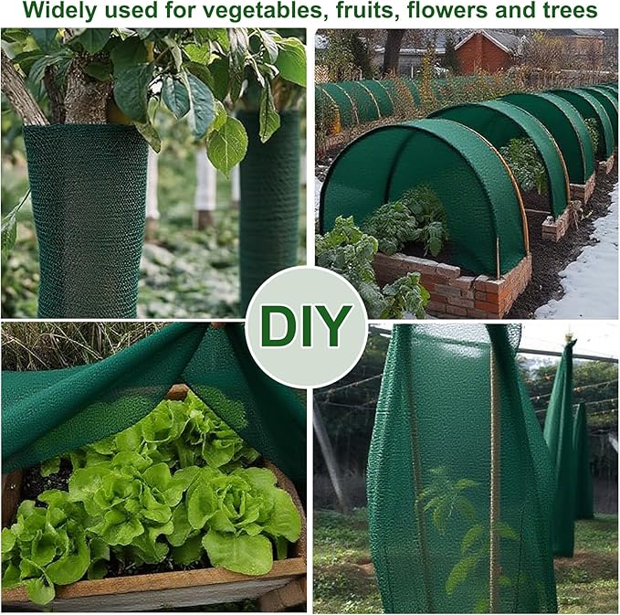 Plant Covers Freeze Protection 10 x 30 FT 1.2oz/yd² Frost Cloth Blankets for Outdoor Plants in Winter, Floating Row Cover for Vegetable Garden