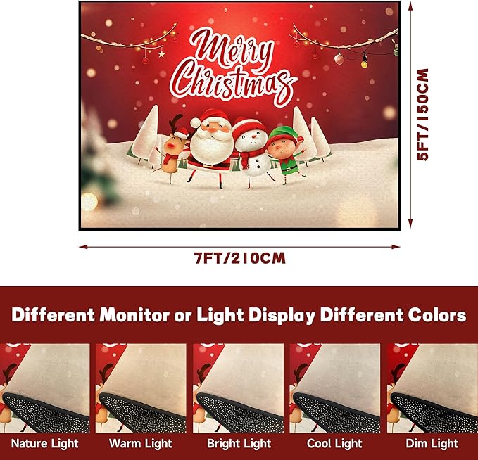 5' X 7' Christmas Rugs,Xmas Tree Snowflake Non-Slip Washable Rug Indoor Rugs Floor Mats Carpet for Living Room Bedroom Dining Room Home Decor