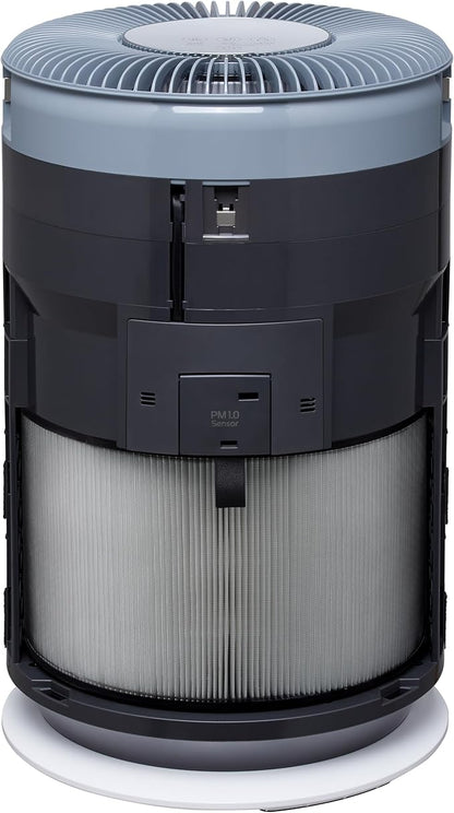 LG PuriCare 360 Air Purifiers for Home, Large and Small Room, Bedroom, Up to 2,059 ft² in 1 Hr with NanoFiber True HEPA Filter, 360 Degrees of Filtration, WiFi, Air Quality Monitor, Low Noise